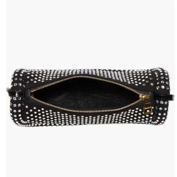 JW Anderson Evening Suede and Calf Leather Shoulder Bag with Crystals, NWT